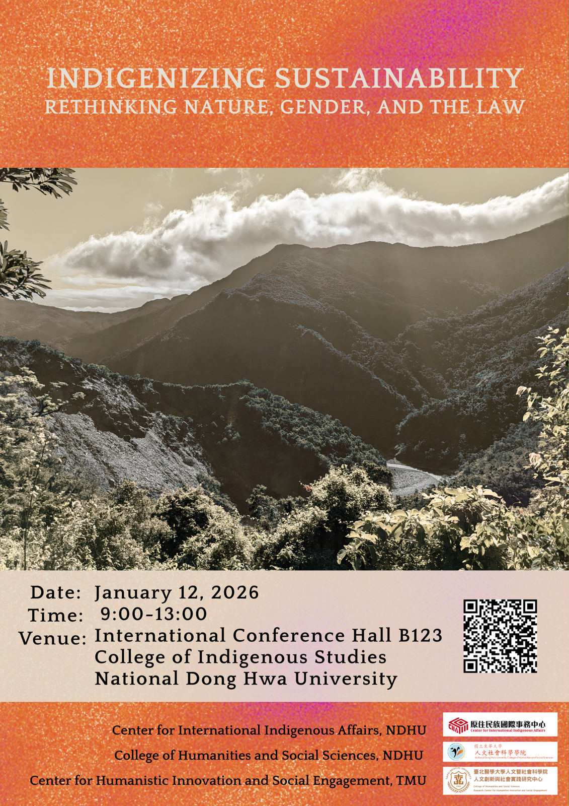 【Lecture Sharing】Indigenizing Sustainability: Rethinking Nature, Gender, and the Law(另開新視窗/png檔)圖片